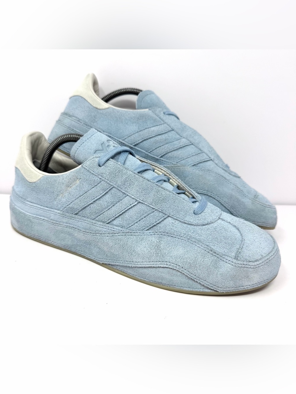 Adidas Yohji Yamamoto Y-3 Mens Gazelle Sneakers Sz 9.5 Tactile Blue Suede JI2069